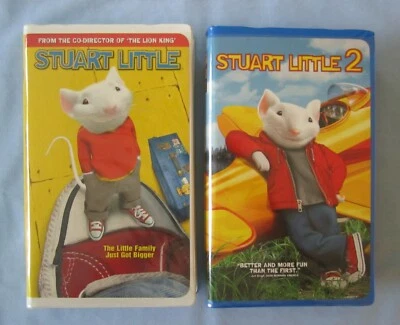 STUART LITTLE 1 & 2 VHS Tapes *get both for one low shipping price!  VG+ cond.   - Image 1 of 4