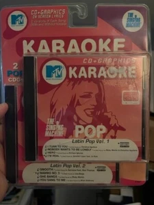 MTV KAREOKE CD & Graphics Latin Pop The Singing Machine BNIB FREE Ship Rare - Picture 1 of 4