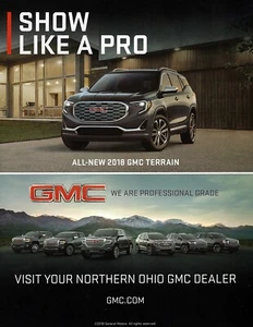 GMC Terrain 2018 anuncio impreso en color original - Imagen 1 de 1