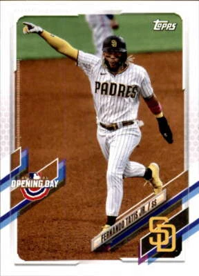 2021 Topps Opening Day #1 Fernando Tatis Jr. San Diego Padres - Image 1 of 2