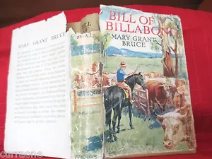Mary Grant Bruce BILL OF BILLABONG C1948 HCDJ Billabong #10 vintage collectable - Picture 1 of 5