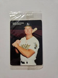 MARK MCGWIRE 1988 MOTHER'S COOKIES BASEBALL CARD #1 OAKLAND ATHLETICS - Picture 1 of 2