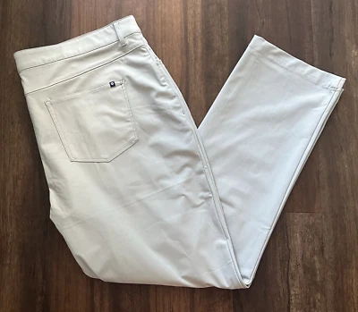Pantalones de golf Ben Sherman Sport para hombre 42x30 4 vías elásticos tecnología gris ligero nuevos con etiquetas $89 Foto 1 de 4