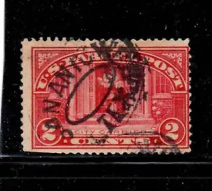 #Q2 1913 2 CENT CITY CARRIER FANCY CANCEL F-VF USED e - Picture 1 of 1