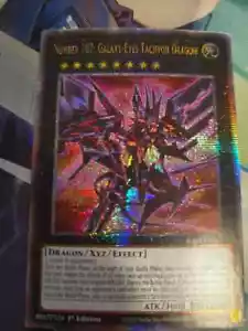 RA04-EN067 NUMBER 107: GALAXY-EYES TACHYON DRAGON QCR NM 1ST EDITION - Foto 1 di 1