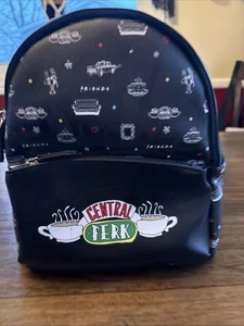 Danielle Nicole Dani Friends Central Perk Mini Backpack Purse Bag Black - Picture 1 of 8