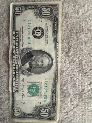 $50 Bill (Fifty Dollar Bill) - 1981 - Image 1 of 2