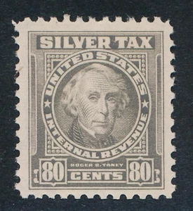 UNITED STATES (US) RG119 MINT F-VF NH 80c SILVER TAX - Picture 1 of 2