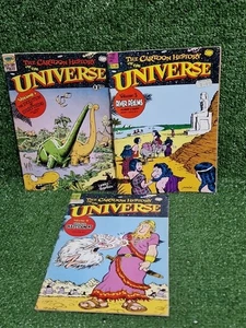 Vintage Cartoon History of the Universe Comic: Vol 1, 3 & 4 Gonick, Larry - Imagen 1 de 12