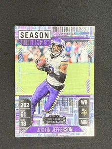 2024 Panini Contenders Hobby Mojo Base Justin Jefferson Minnesota Vikings - Picture 1 of 2