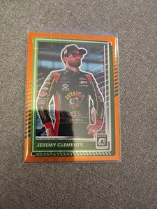 2025 Donruss Optic NASCAR Racing #66 Jeremy Clements Orange Velocity Prizm - Picture 1 of 1