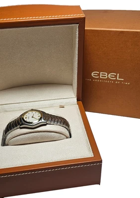 Кварцевые часы Ebel Classic Sportwave 18 карат из нержавеющей стали с бриллиантами ссылка 1090F21 - Изображение 1 из 4