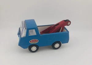 Vintage 1960s Tiny Tonka WRECKER Truck No 555, Pressed Steel - Picture 1 of 7