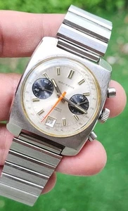 Vintage Rare Walkmann Chronograph Valjoux 7734 Men's Two Register Watch - Picture 1 of 24