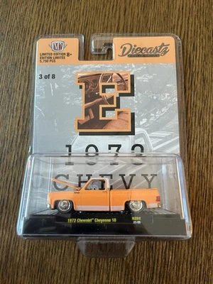 M2 Diecastz Exclusive Trucks 1973 Chevrolet Cheyenne 10 New Limited - E - Orange - Image 1 of 2