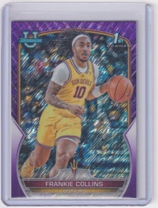 2022-23 Bowman University Chrome Frankie Collins #97 Purple Shimmer - Picture 1 of 2