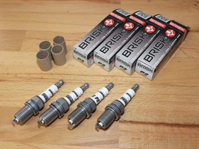 4x BRISK P2 Iridium Spark Plugs fit: Nissan Wingroad/AD - 1.5/1.8 - 1999 to 2005 - Image 1 of 4