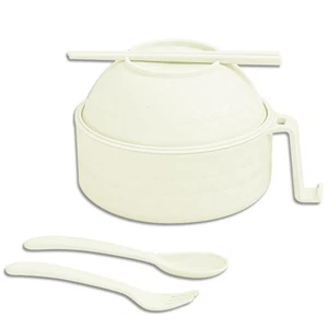 Microwave Ramen Bowl,6-Piece Set Ramen Bowl Set,Ramen Noodle Cooker with Lid ... - Picture 1 of 7