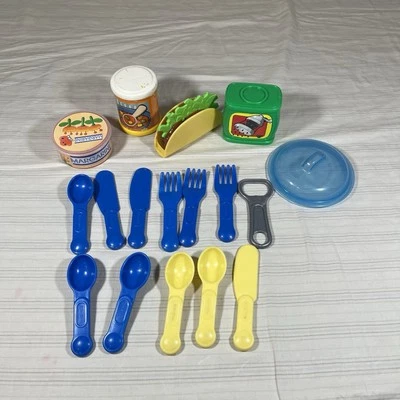 LOTE de LITTLE TIKES de colección jugar comida diversión con comida simulación margarina pimienta L1 Foto 1 de 4