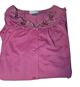 Pink (38) XL Shadowline Feminine Vintage Barbiecore Romanic Sleepwear Set - Picture 1 of 7