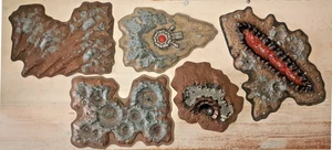 Blastscape Scenery Full Terrain Set - Rare OOP 5th Edition 40K Craters etc - Bild 1 von 6