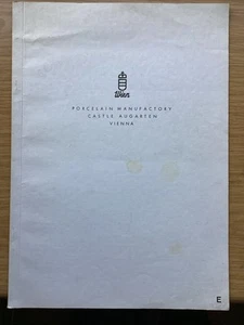 Porcelain Factory Guide Castle Augarten Vienna - Picture 1 of 2