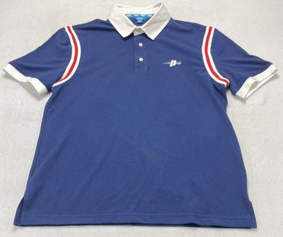 Мужская рубашка-поло Prince Pickleball средний размер короткий рукав синий цвет - Изображение 1 из 3