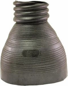 Crushproof F475 Oval/Twin Tailpipe Adapter 3" x 6" - Picture 1 of 2