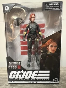 Hasbro G.I. Joe Classified Series Snake Eyes Scarlet 6" Actionfigur - Bild 1 von 5