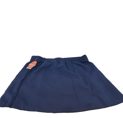 Pantalón corto Wonder Nation niñas 18 Plus uniforme azul elástico cintura elástica tirar Foto 1 de 4