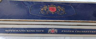 Vintage Rothmans king size filter cigarette tin - Image 1 of 4