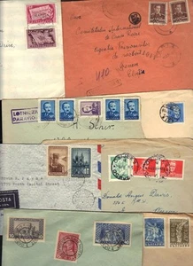 YUGOSLAVIA-RUMANÍA-BULGARIA-HUNGRÍA 1917-50 COLECCIÓN DE 10 PORTADAS COMERCIALES - Imagen 1 de 2