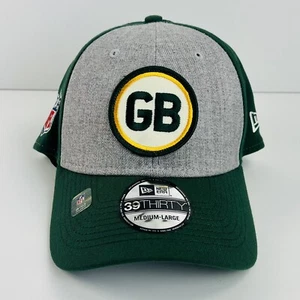 Green Bay Packers 2022 New Era 39THIRTY Sideline Historic Grey Stretch M/L NEW - Picture 1 of 5