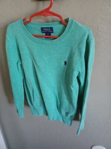 POLO RALPH LAUREN Size 6 Green Sweater Kids Pullover - Picture 1 of 3