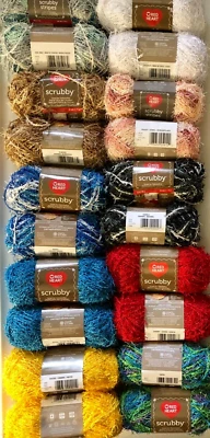 Red Heart Scrubby Yarn-MANY COLORS TO CHOOSE- DISCOUNT ON 2+ - Image 1 of 4