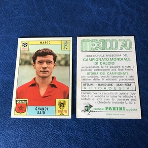 PANINI MEXICO 70 VERSIONE ITALIANA MAROCCO SAID - Picture 1 of 1