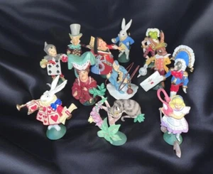 Alice im Wunderland Hamilton Collection 1980 Zinnfiguren KOMPLETTSATZ 12 - Bild 1 von 18