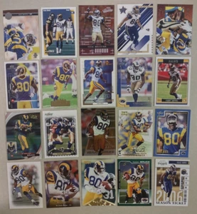 20 Card Lot of Different ISAAC BRUCE Rams HOF Must have for collector! FREE S&H! - Imagen 1 de 3