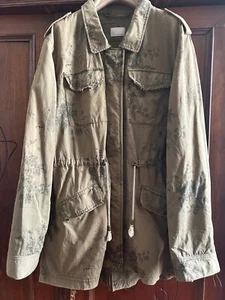 MRS. HUGH - Cropped-Parka-Jacke khaki - XL / D40/42 - Bild 1 von 11