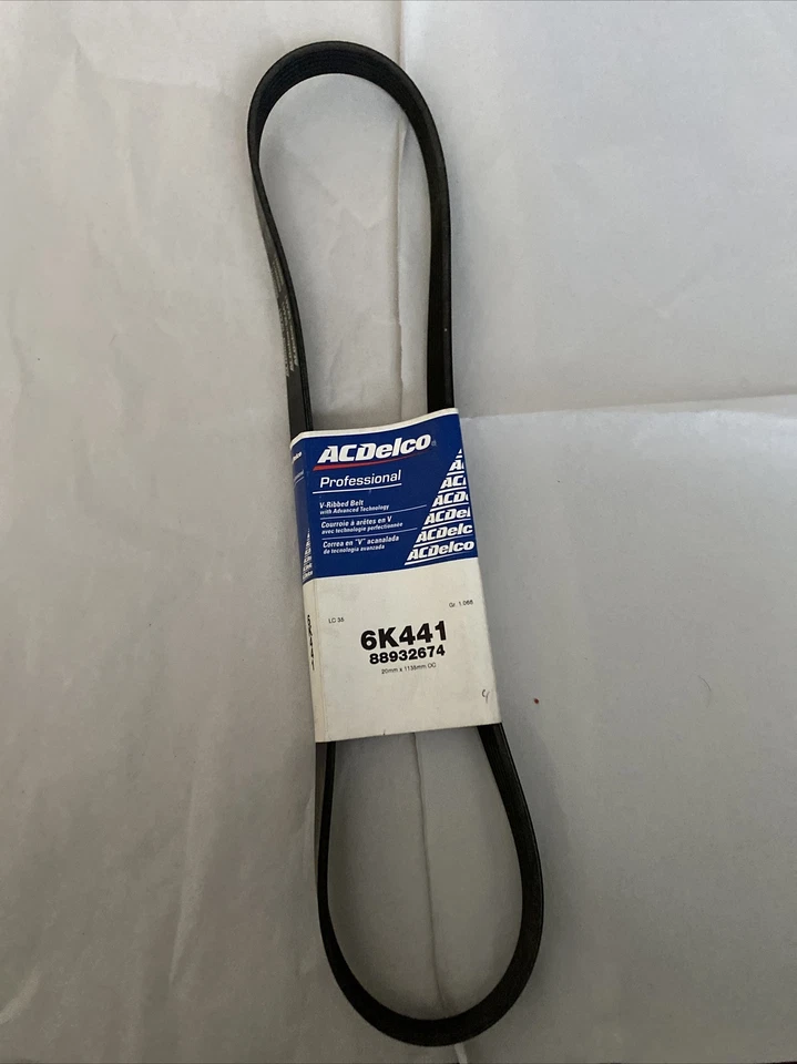 Cinturón Serpentine Estándar ACDelco 6K441 Foto 1 de 4