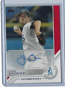 2017 Topps Salute Jake Odorizzi Auto 12/25 (Tampa Bay Rays) #TSA-JO - Picture 1 of 2