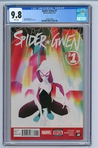 🔥SPIDER GWEN #1 CGC 9.8 1ST SOLO SERIES GHOST SPIDER GWEN STACY SPIDER-MAN 🔥 - Picture 1 of 2