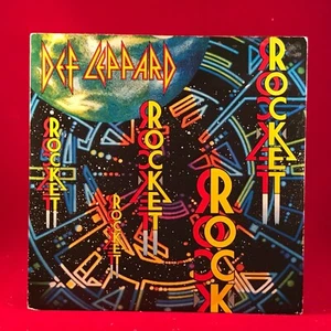 DEF LEPPARD Rocket 1988  UK 7" vinyl single Phonogram record original 45 - Picture 1 of 3