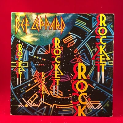 DEF LEPPARD Rocket 1988  UK 7" vinyl single Phonogram record original 45 - Image 1 of 3