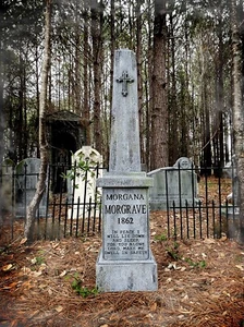 Evil Soul Studios Haunted Mansion Morgana Morgrave Obelisk Tombstone Halloween - Picture 1 of 6