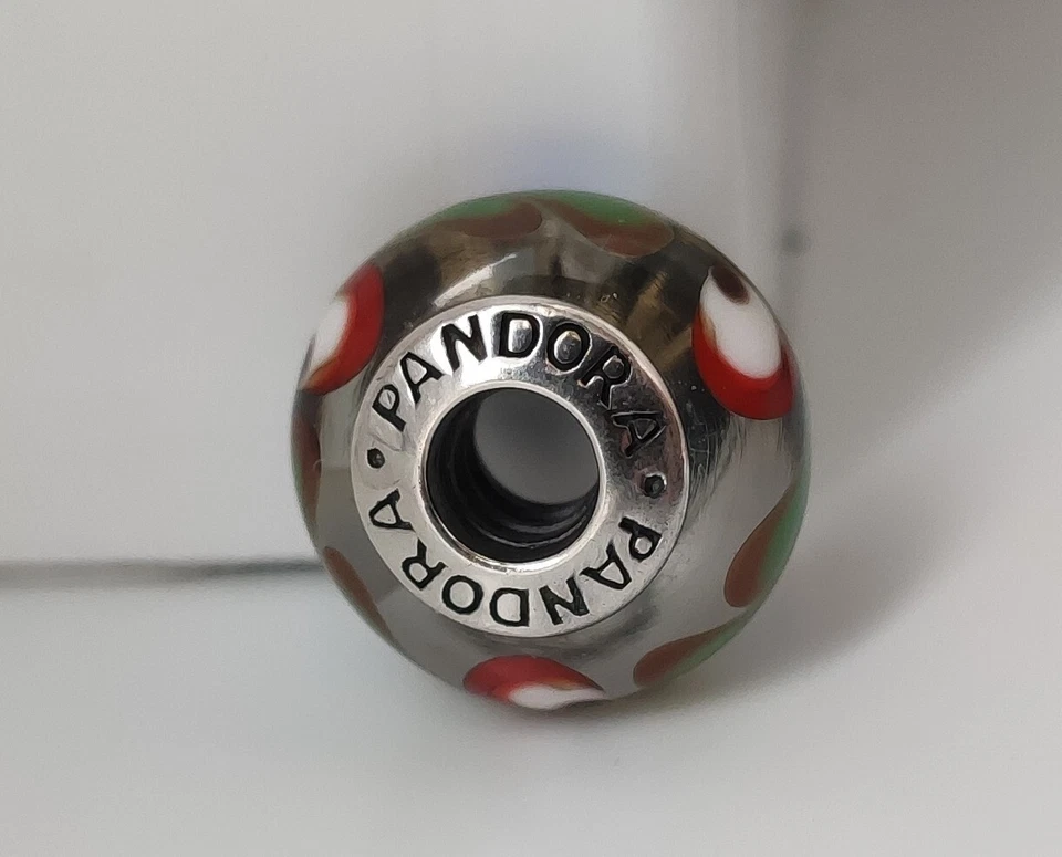 Pandora Murano Glass Charm Bead 791614 FOLKLORE S925 ALE Vetro - Immagine 1 di 1