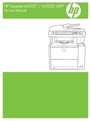 HP LaserJet M3027/ M3035 MFP Series Service Manual (Contains Parts + Diagrams) - Image 1 of 2