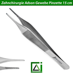 Cirugía Dental Adson Tejido Pinzas 15cm Pinzas Anatómicas Alicates Instrumentos - Imagen 1 de 5