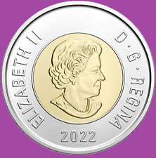 2022 Canada Two Dollar Toonie Coin. Mint UNC. $2 Polar Bear Toon