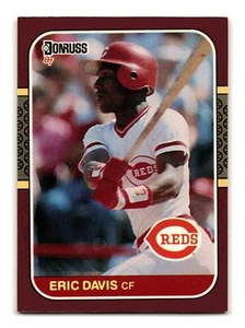 Eric Davis 1987 Donruss Opening Day #197 Cincinnati Reds Mint - Picture 1 of 2